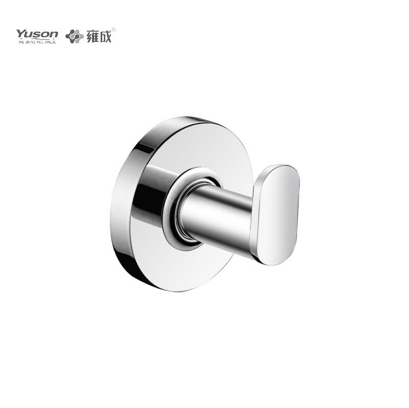 10288 Sleek Bathroom accessories, Robe hook, Zinc/Brass/SUS robe hook, wall- mounted(Series 10200)