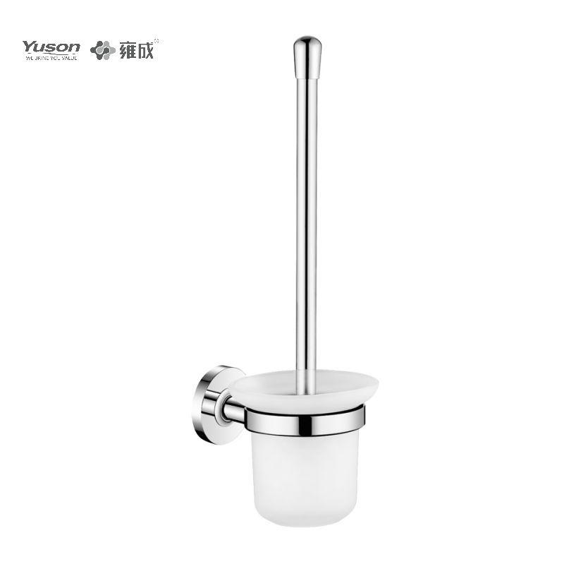 10290 Sleek Bathroom Accessories Brass Toilet Brush With Cup