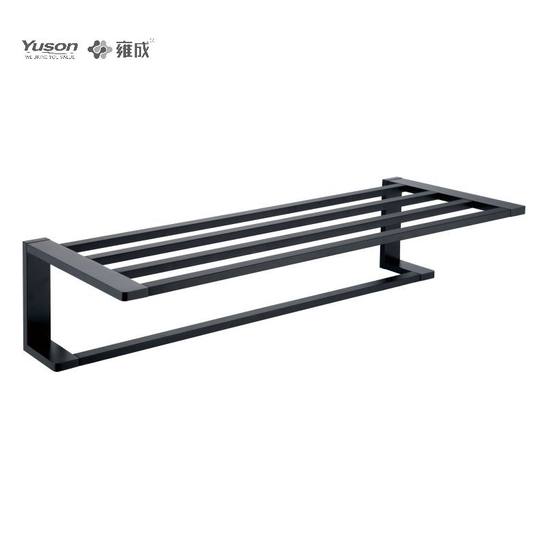 11862B Sleek Bathroom accessories, Towel shelves, Towel rack, Zinc/Brass/SUS Towel holder, wall- mounted(Series 11800)