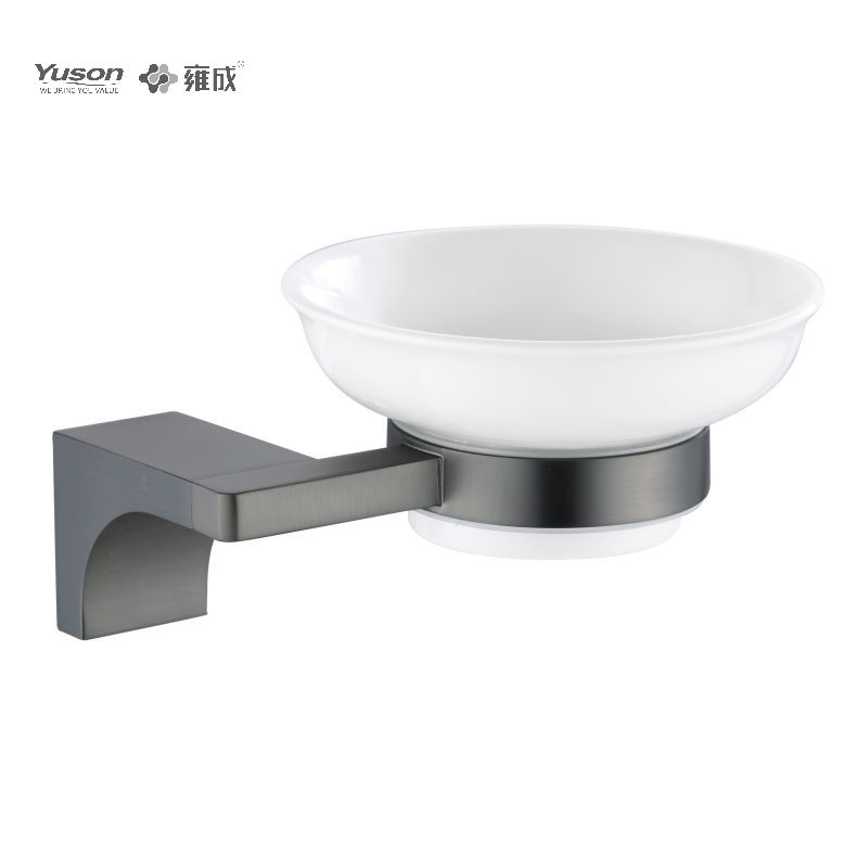 11885 Sleek Bathroom accessories, Soap dishes, with Glass dish,Zinc/Brass/SUS Soap holder, wall- mounted(Series 11800)