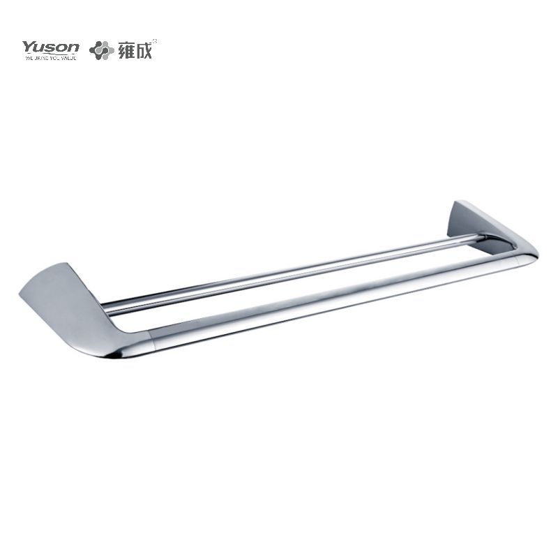 11924D Sleek Bathroom accessories, 2-Pole Towel bars, 24”, Towel holder, Zinc/Brass/SUS Towel holder, wall- mounted(Series 11900)
