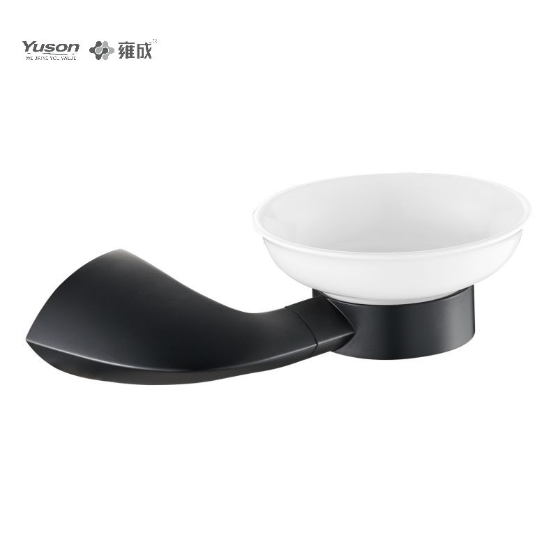 11985 Sleek Bathroom accessories, Soap dishes, with Glass dish,Zinc/Brass/SUS Soap holder, wall- mounted(Series 11900)