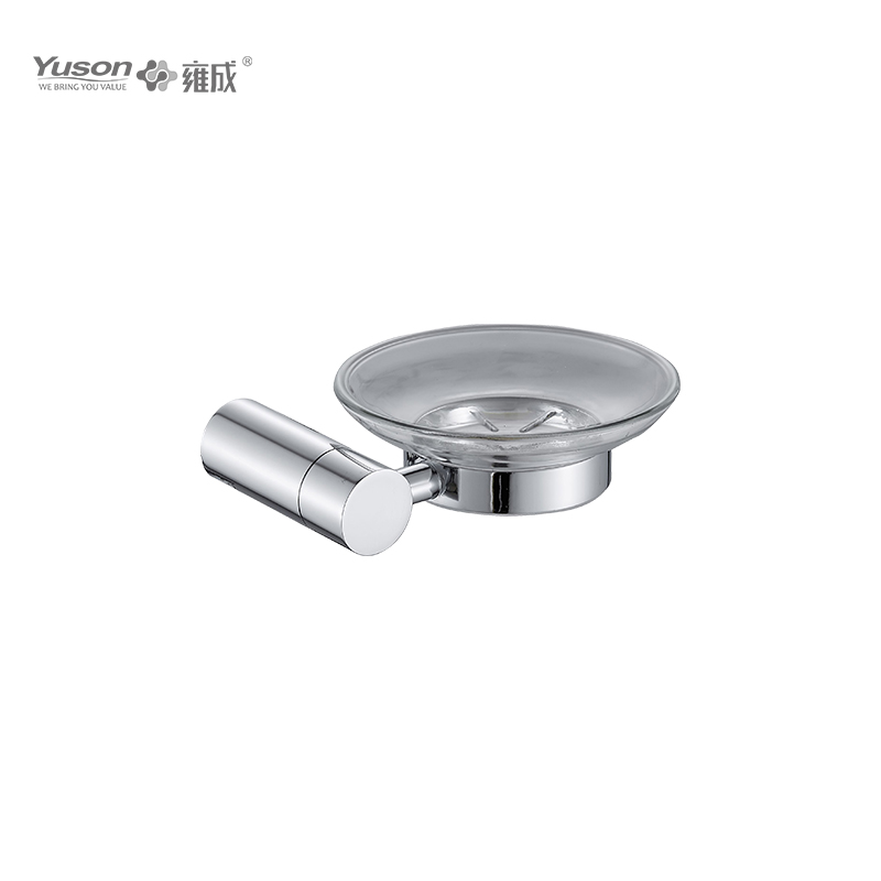 12085 Sleek Bathroom accessories, Soap dishes, with Glass dish,Zinc/Brass/SUS Soap holder, wall- mounted(Series 12000)