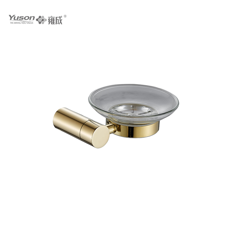 12085 Sleek Bathroom accessories, Soap dishes, with Glass dish,Zinc/Brass/SUS Soap holder, wall- mounted(Series 12000)