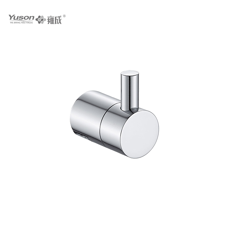 12088 Sleek Bathroom accessories, Robe hook, Zinc/Brass/SUS robe hook, wall- mounted(Series 12000)