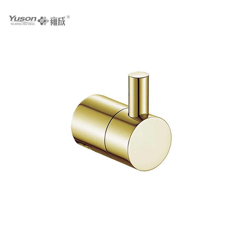 12088 Sleek Bathroom accessories, Robe hook, Zinc/Brass/SUS robe hook, wall- mounted(Series 12000)