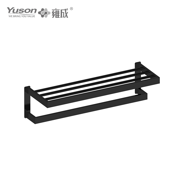 27162 Sleek Bathroom accessories, Towel shelves, Towel rack, Zinc/Brass/SUS Towel holder, wall- mounted(Series 27100)