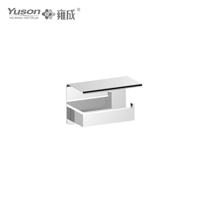 27186B Sleek Bathroom accessories, Toilet paper holder, Zinc/Brass/SUS Toilet paper roll holder , wall- mounted(Series 27100) 