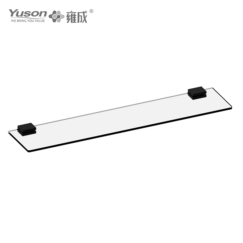 27187A Sleek Bathroom accessories, Towel shelves, Storage shelf, Glass shelf, Tempered Glass, wall- mounted(Series 27100)
