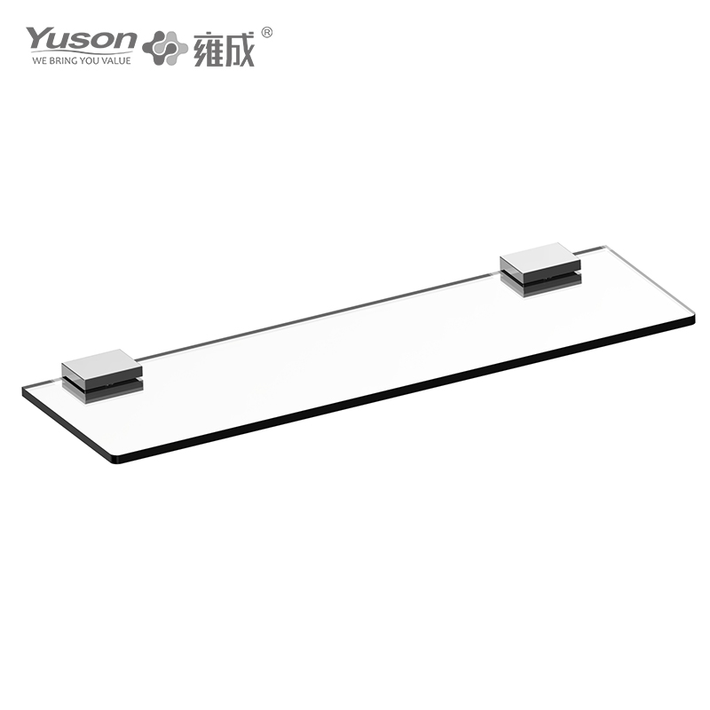 27187B Sleek Bathroom accessories, Towel shelves, Storage shelf, Glass shelf, Tempered Glass, wall- mounted(Series 27100)